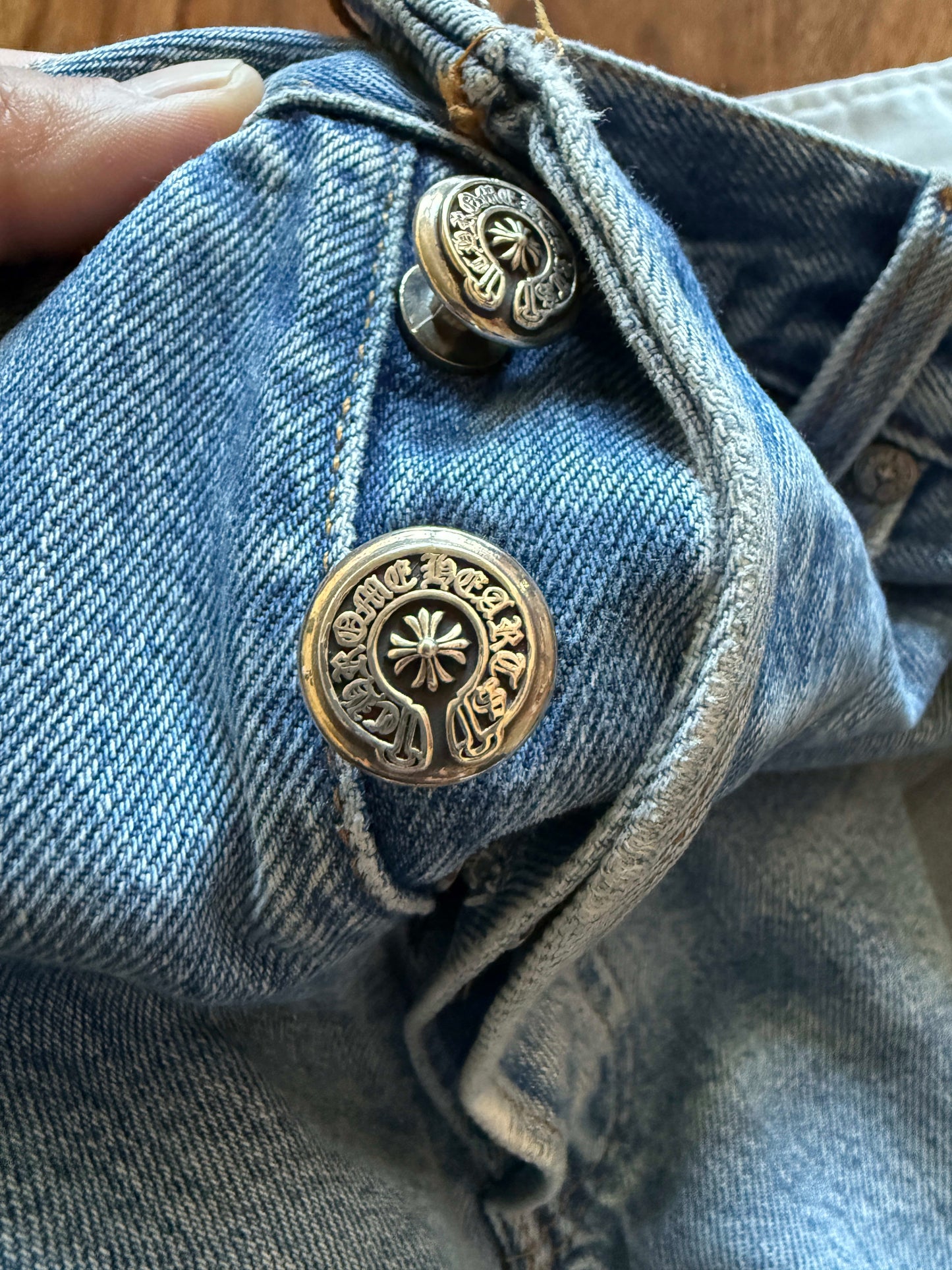 Chrome Hearts Galaxy Patch Denim Jeans