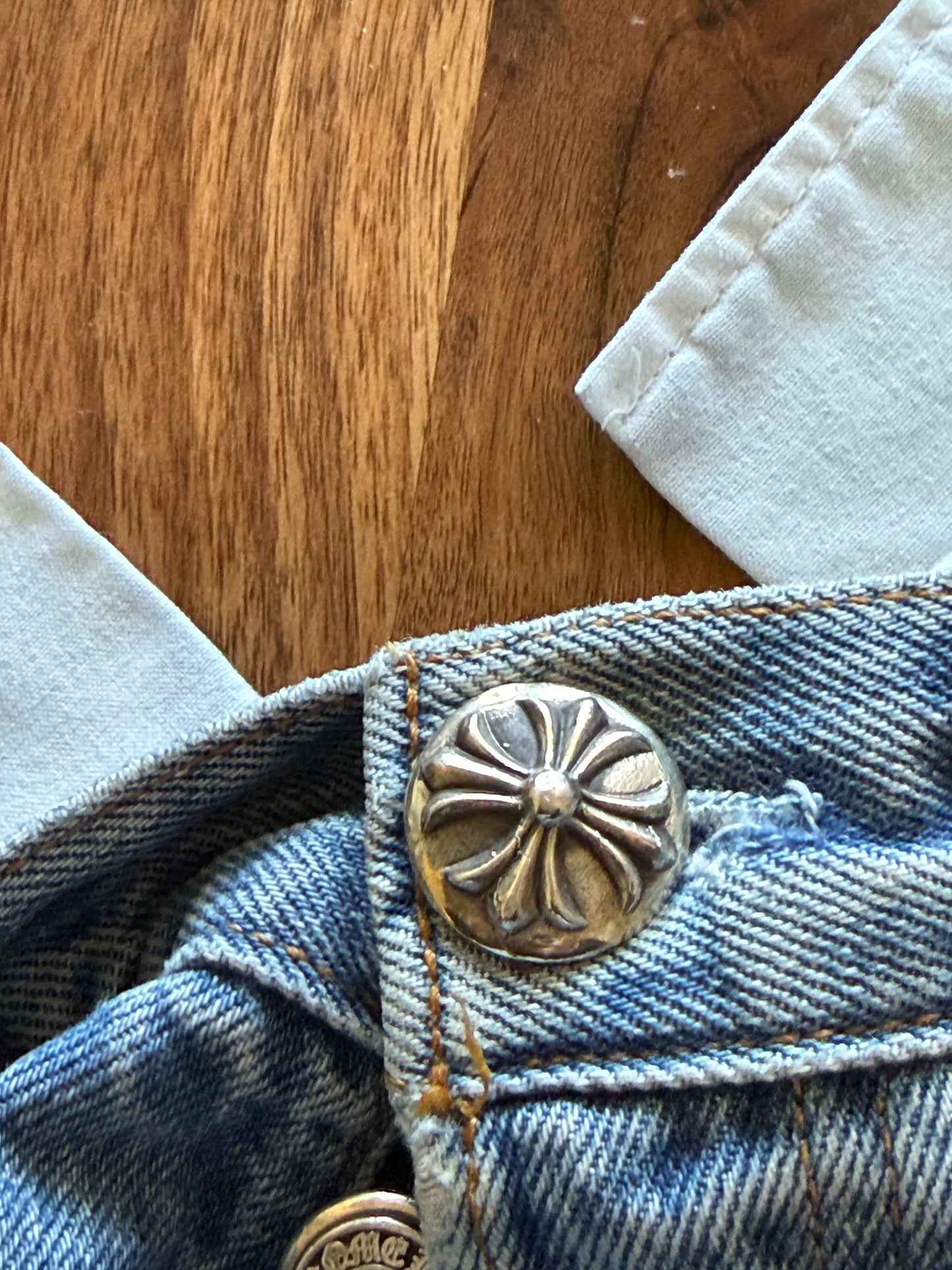 Chrome Hearts Galaxy Patch Denim Jeans