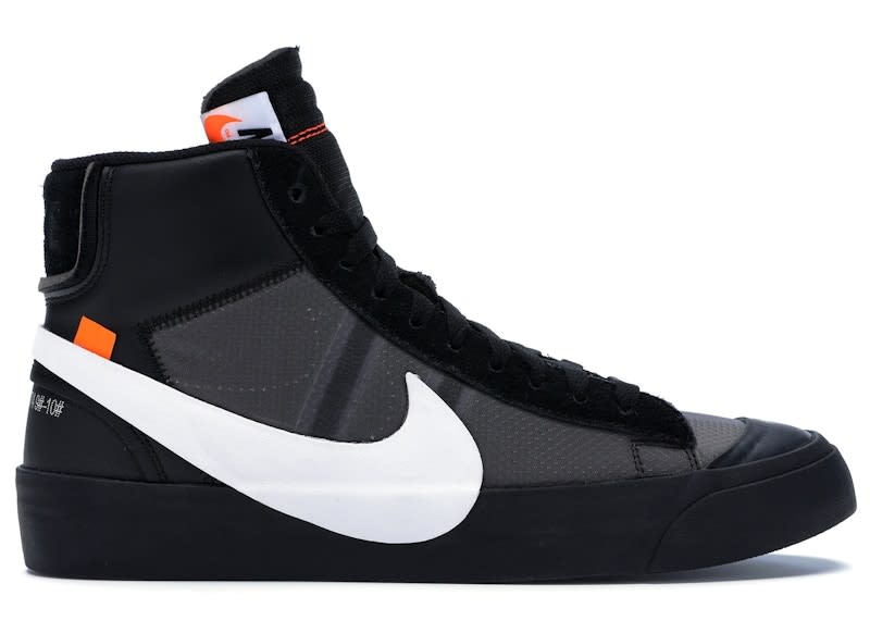 Size 9 Preowned (NB) Nike Blazer Mid Off-White Grim Reaper
