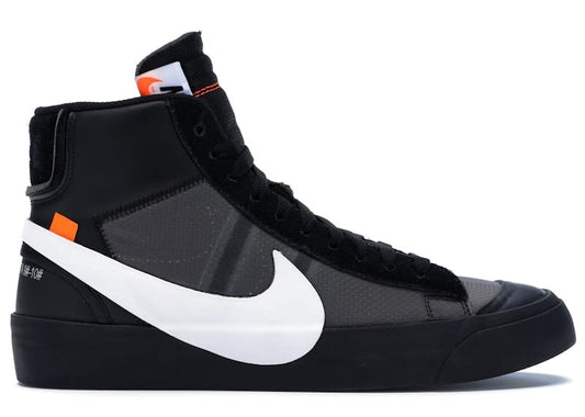 Size 9 Preowned (NB) Nike Blazer Mid Off-White Grim Reaper