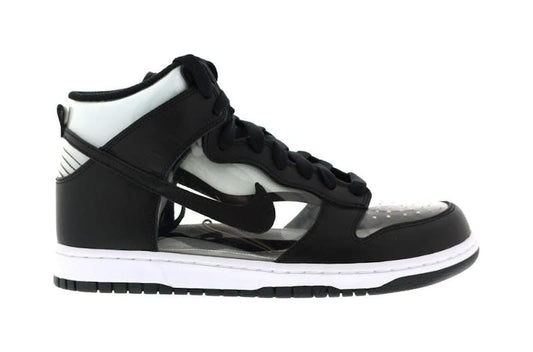 Size 9 Preowned (NB) Nike Dunk High Comme Des Garcons Clear
