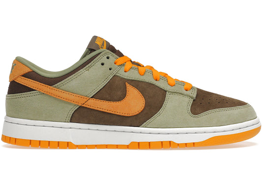 Size 9 Preowned Nike Dunk Low Dusty Olive