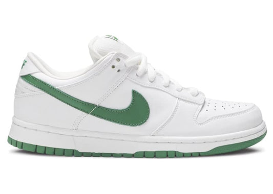 Size 9 Preowned (NB) Nike Dunk Low Pro SB White Classic Green