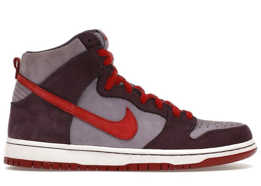 Size 9 Preowned Nike SB Dunk High Daybreak Plum