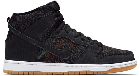 Size 9 Preowned (NB) Nike SB Dunk High Jungle Rain Forest