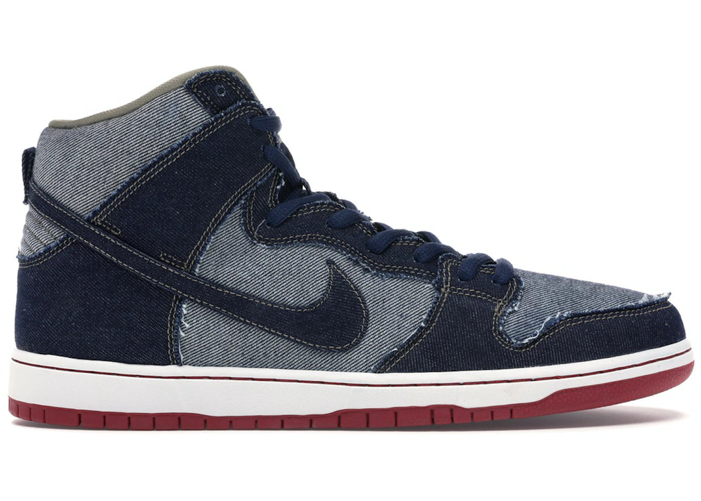 Size 8.5 Preowned Nike SB Dunk High Reese Forbes Denim