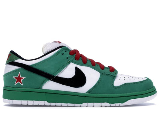 Size 9 Preowned (NB) Nike SB Dunk Low Heineken