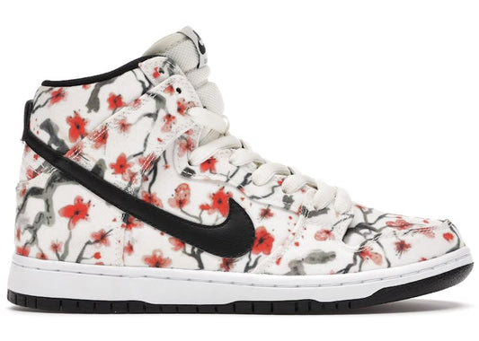Size 9 Preowned Nike SB Dunk High Cherry Blossom