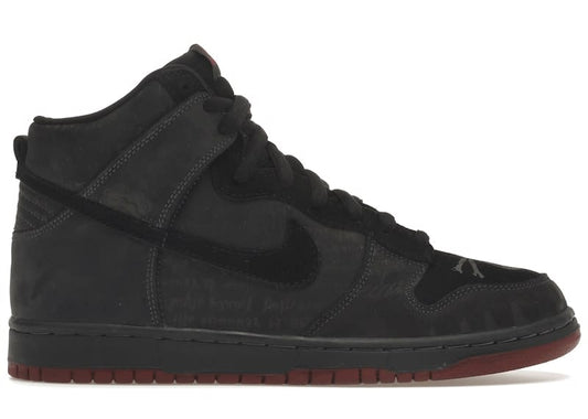 Size 8 Preowned Nike SB Dunk High Melvins (Black)