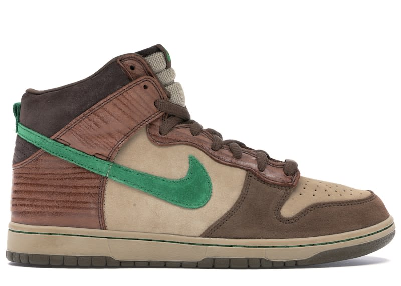 Size 9 Preowned (NB) Nike SB Dunk High Wood Deck