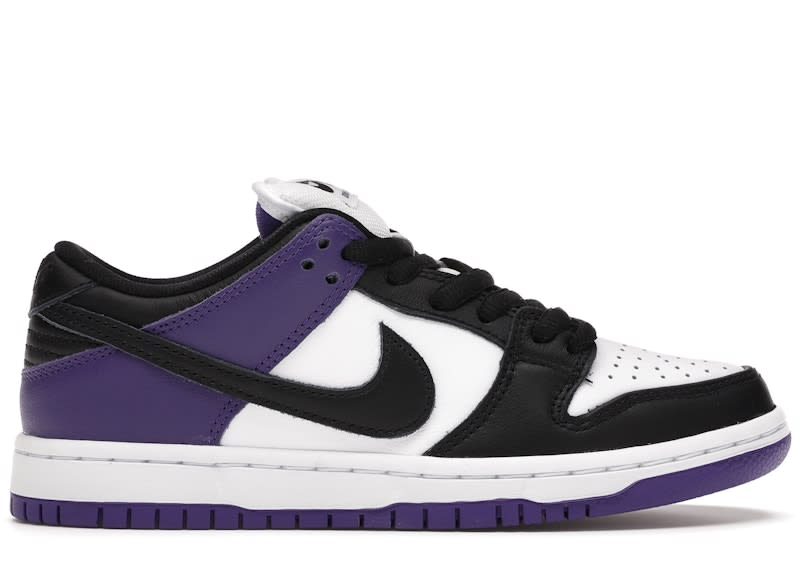 Size 9 Preowned Nike SB Dunk Low Court Purple