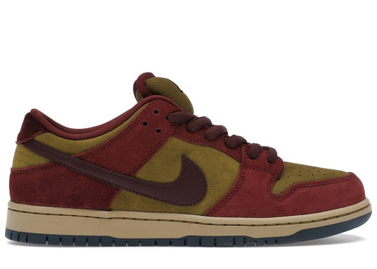Nike SB Dunk Low Dark Team Red Olive Flak