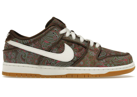 Size 9.5 Preowned Nike SB Dunk Low Pro Paisley Brown
