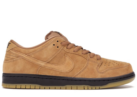 Size 9 Preowned Nike SB Dunk Low Wheat
