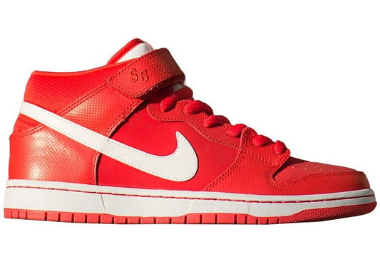 Nike SB Dunk Mid Lite Crimson White