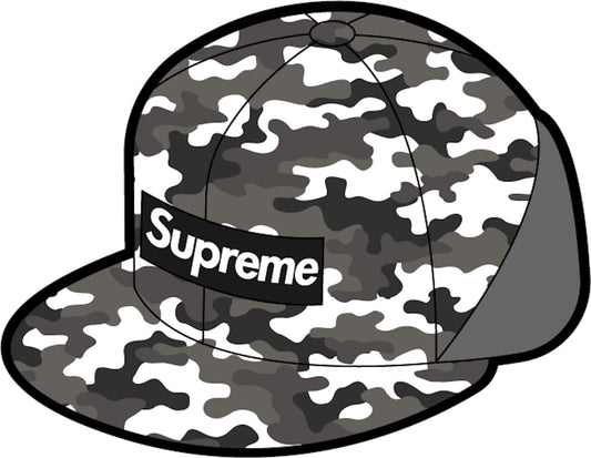 Supreme WINDSTOPPER Earflap Box Logo New Era Snow Camo