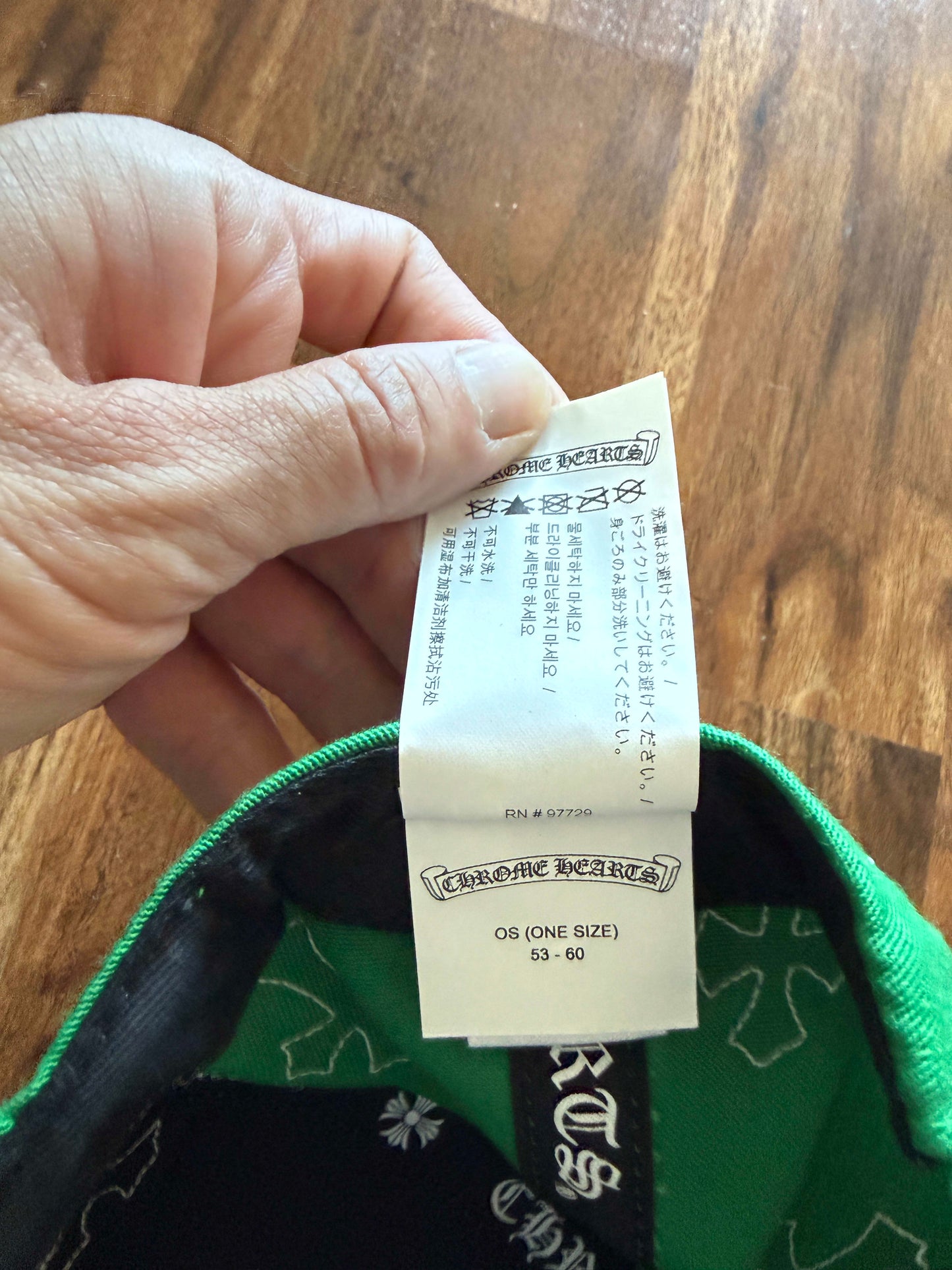 [HY3675] Chrome Hearts CH Hat Green