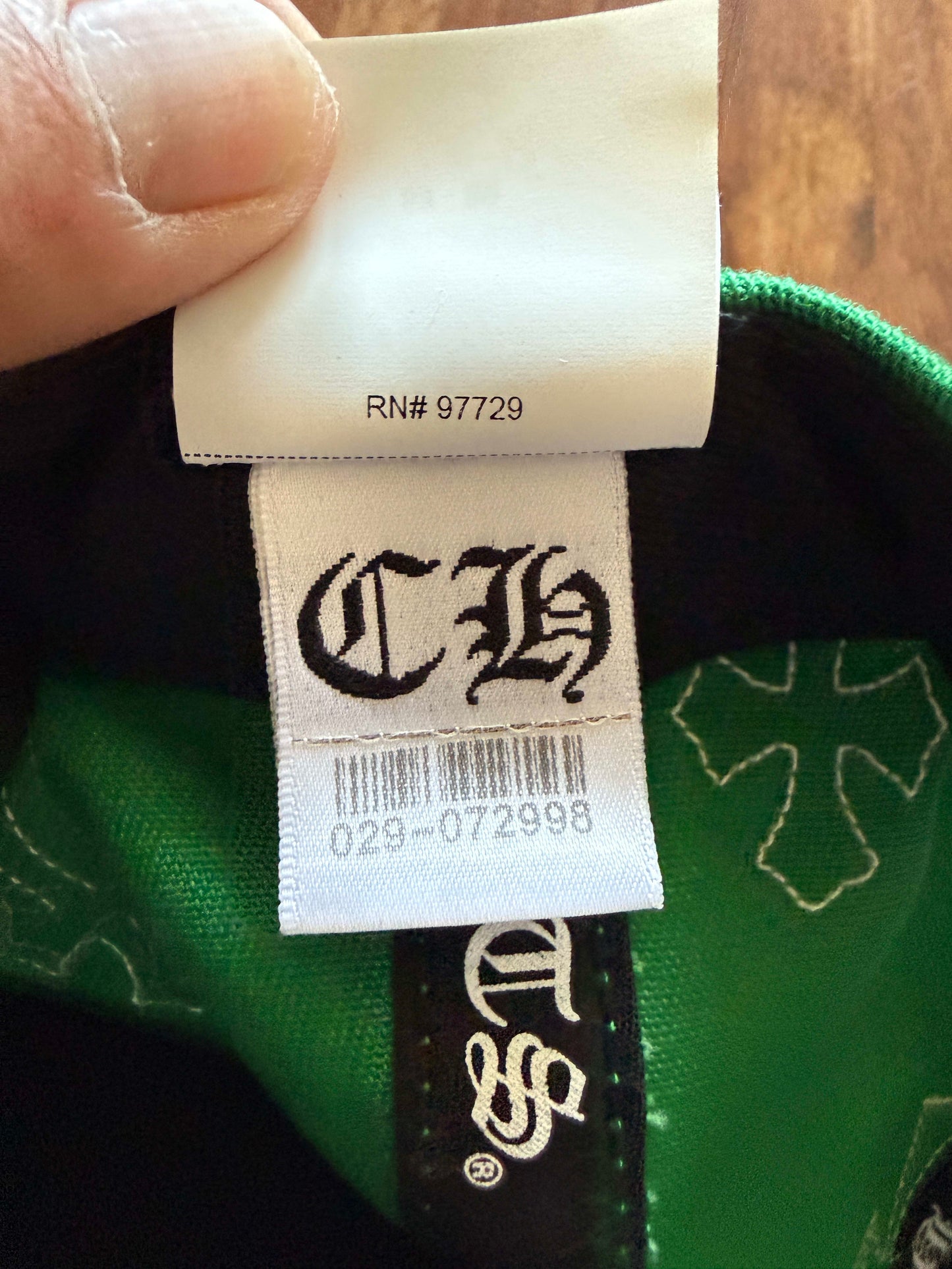 [HY3675] Chrome Hearts CH Hat Green