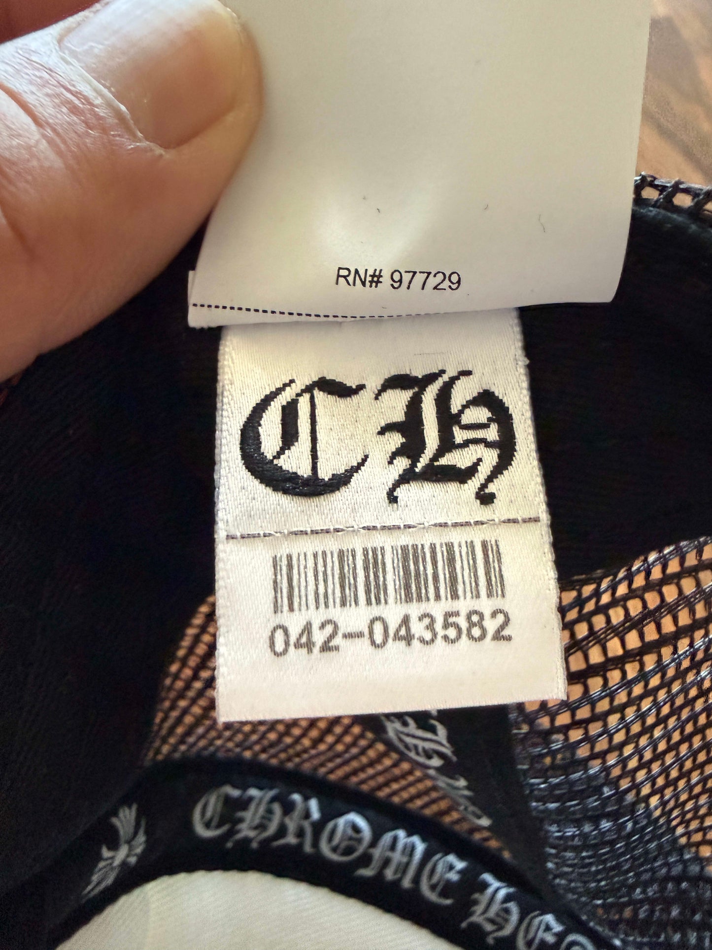 [HY3674] Chrome Hearts Trucker Hat Red/White/Blue