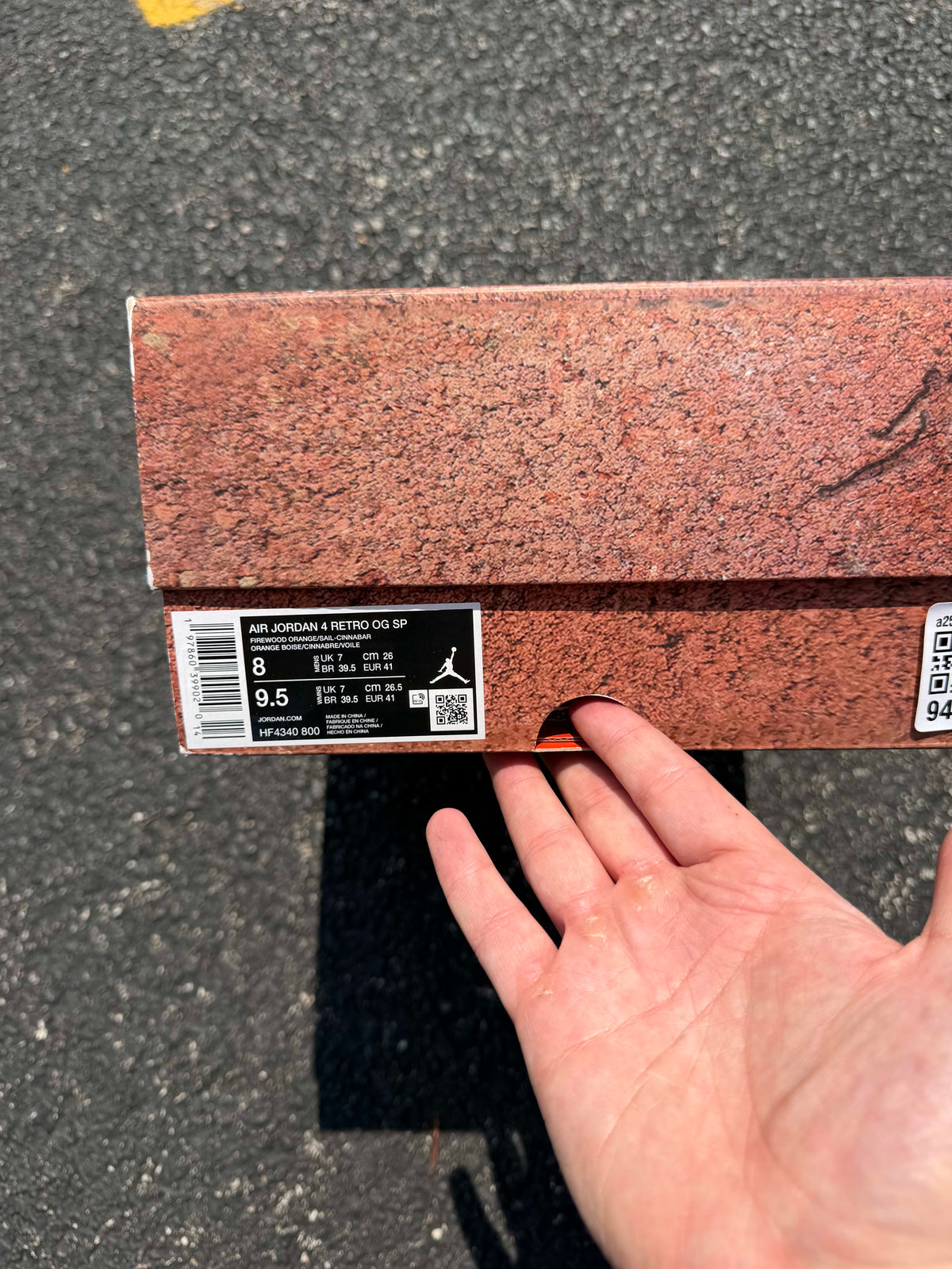 [HY3616] Air Jordan 4 Retro OG SP Nigel Sylvester Brick by Brick
