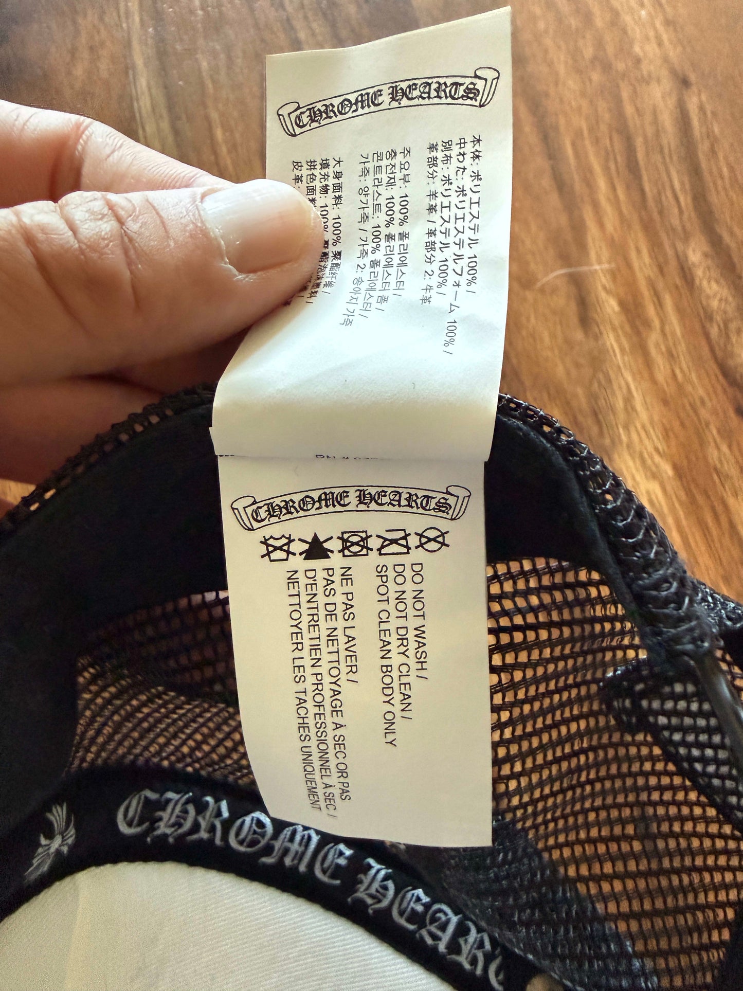 [HY3674] Chrome Hearts Trucker Hat Red/White/Blue