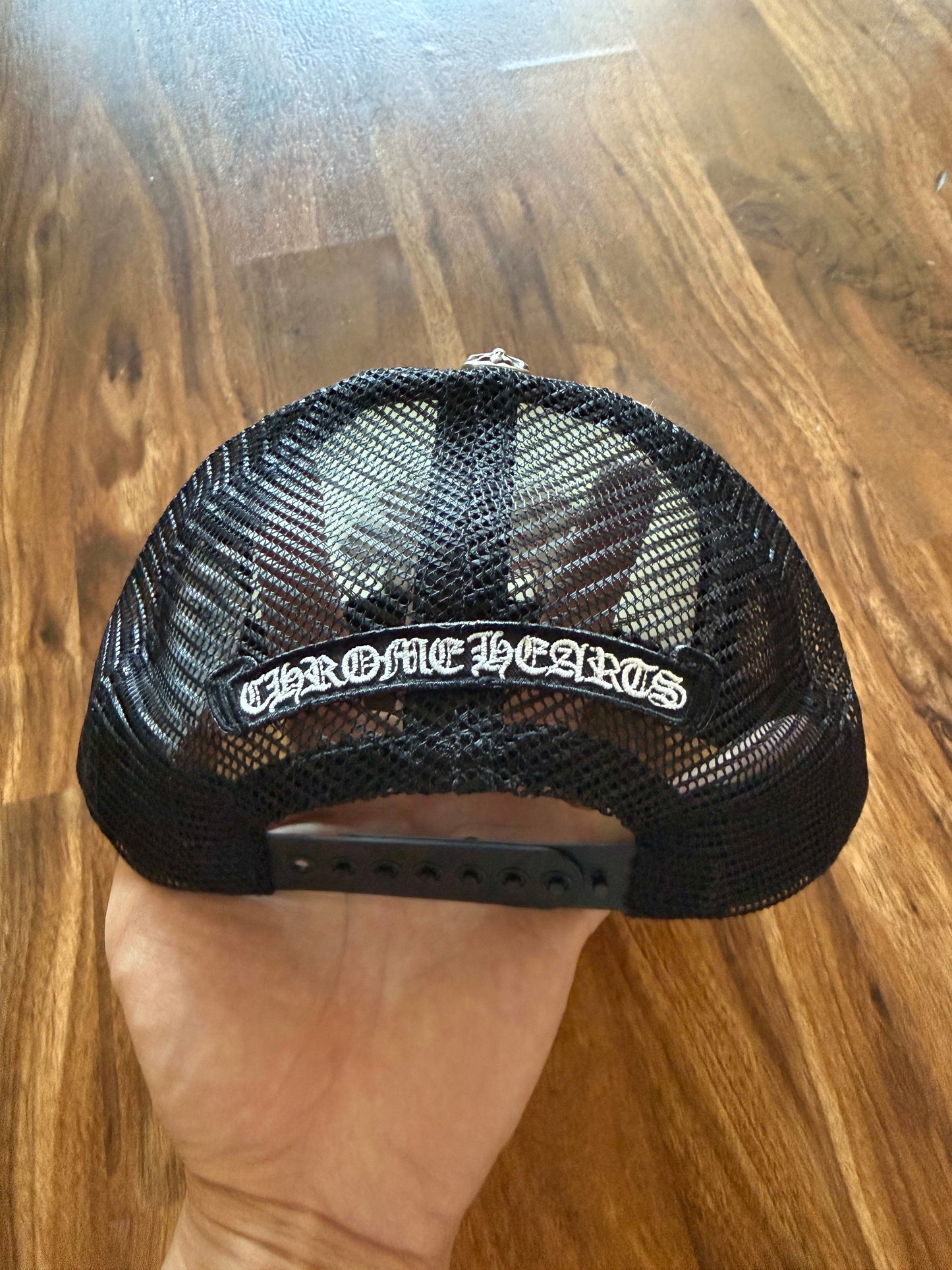 [HY3674] Chrome Hearts Trucker Hat Red/White/Blue