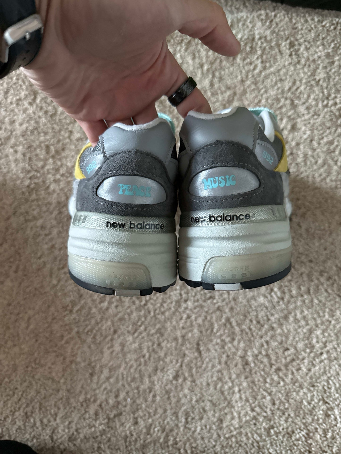 New Balance 992 Nice Kicks Amoeba Music Grey